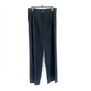 SHEIN Essence Straight Leg Slacks, Black L 355